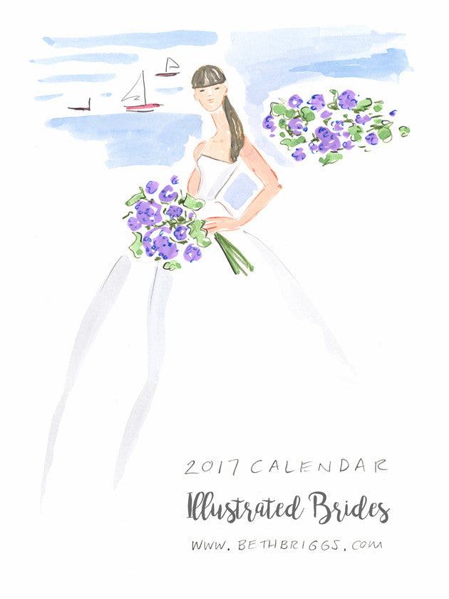 2017 Illustrated Brides Calendar….It’s here!